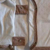 N pour Nature : Body bébé bohème col dentelle patte