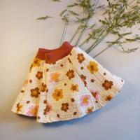 Jupe fleurie beige decors 1 n pour nature