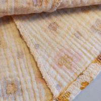 N pour Nature :Jupe bébé fleurie beige détail 2