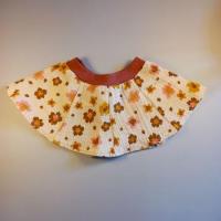 Jupe fleurie beige n pour nature