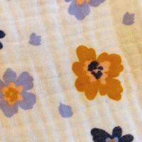 N pour Nature : Jupe bébé fleurie blanche détail