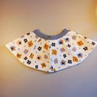 N pour Nature : Jupe bébé fleurie blanche