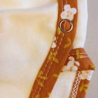 N pour Nature : Body bébé brique détail