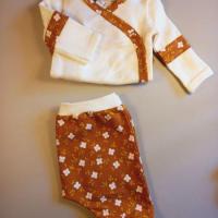 Sarouel brique et body n pour nature